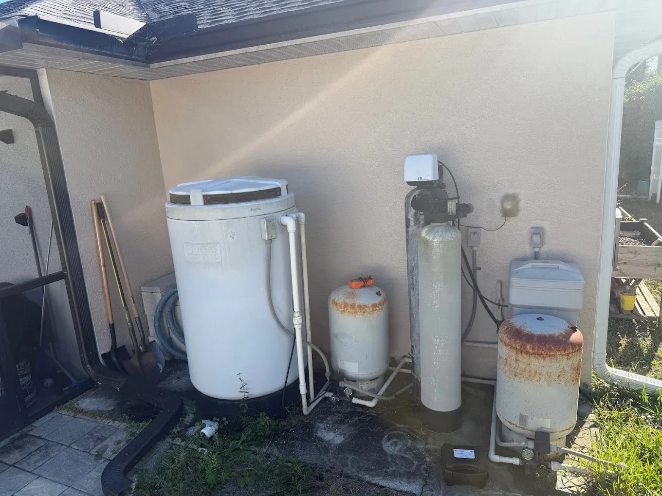 Residential pressure pump and water treatment equipment in Port Charlotte